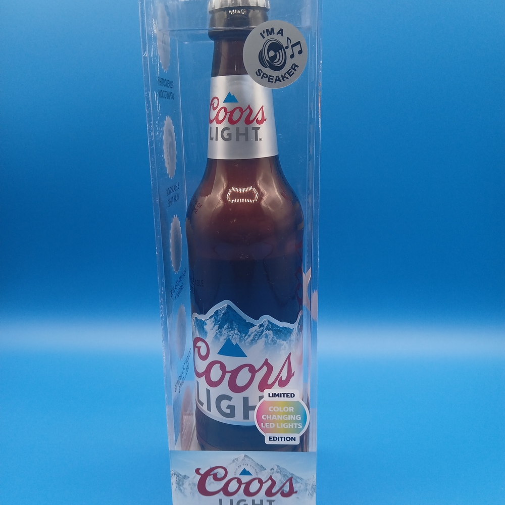 Coors Light LED Speaker Bottle